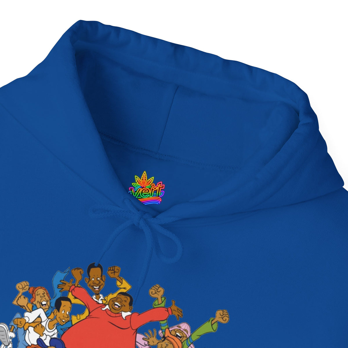 Vert Fat Albert Vinatge Style Unisex Graphic Hoodie