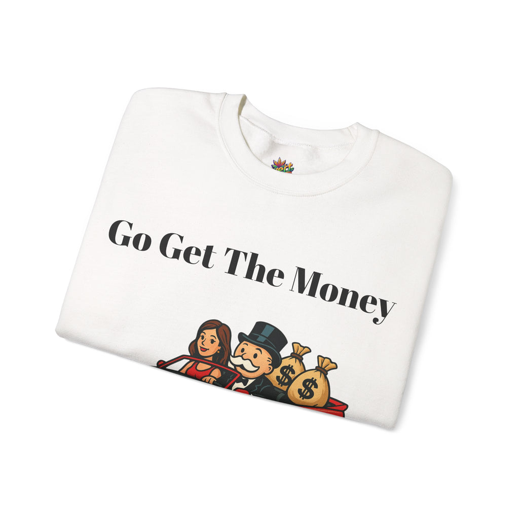 Vert Monopoly Man Vintage Style Unisex Graphic Crewneck Sweatshirt