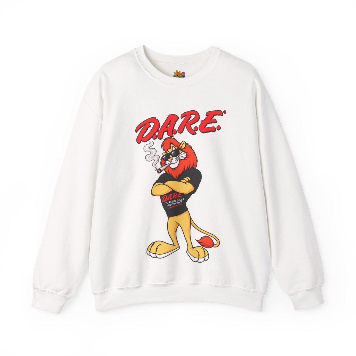 Vert D.A.R.E Vintage Style Unisex Graphic Crewneck Sweatshirt