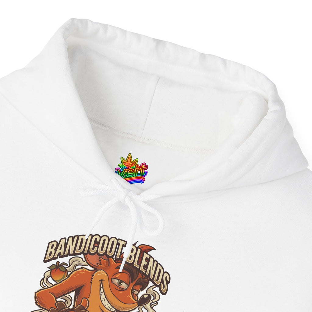 Vert Crash Bandicoot Smoker Vintage Style Unisex Graphic Hoodie
