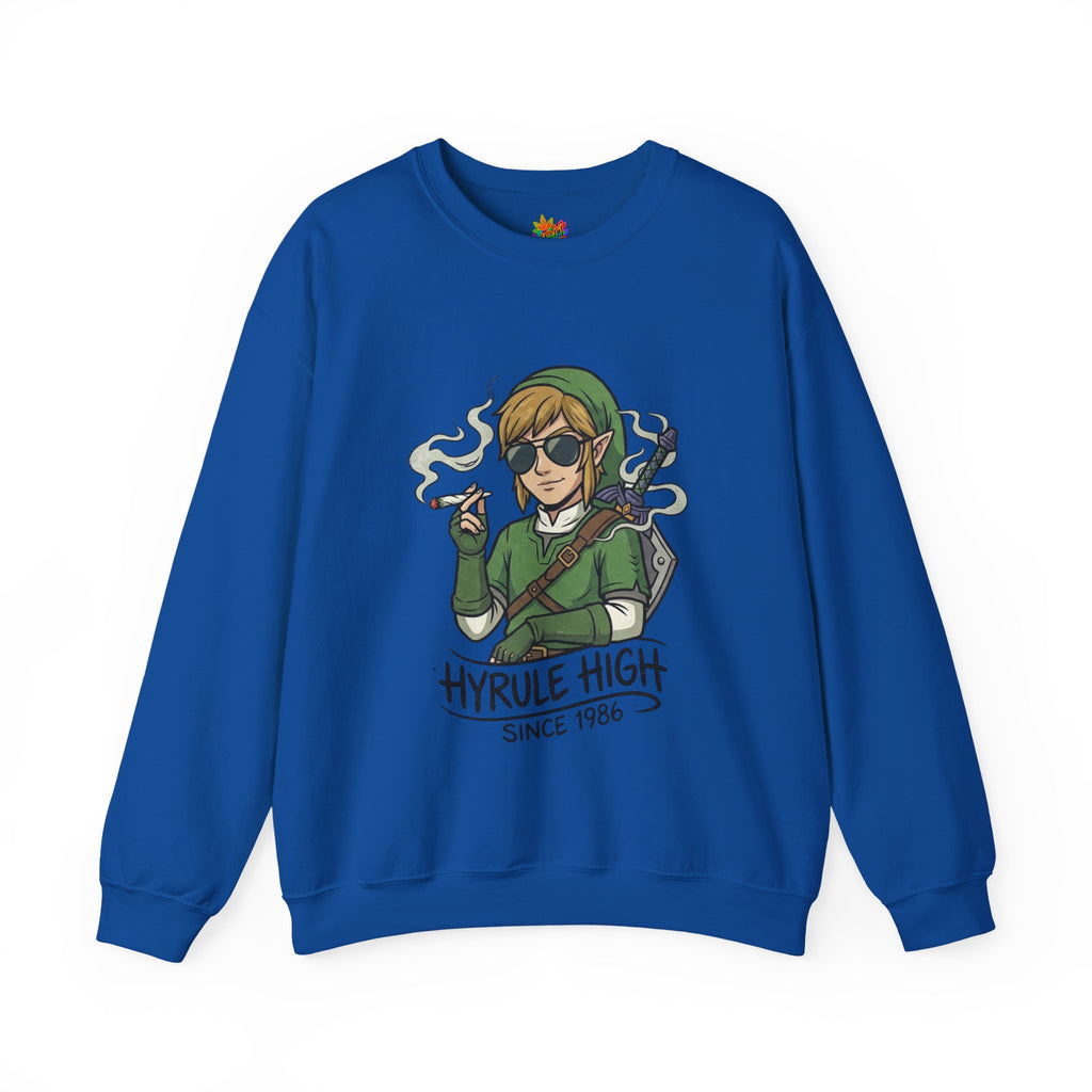 Vert Link Smoker Vintage Style Unisex Graphic Crewneck Sweatshirt