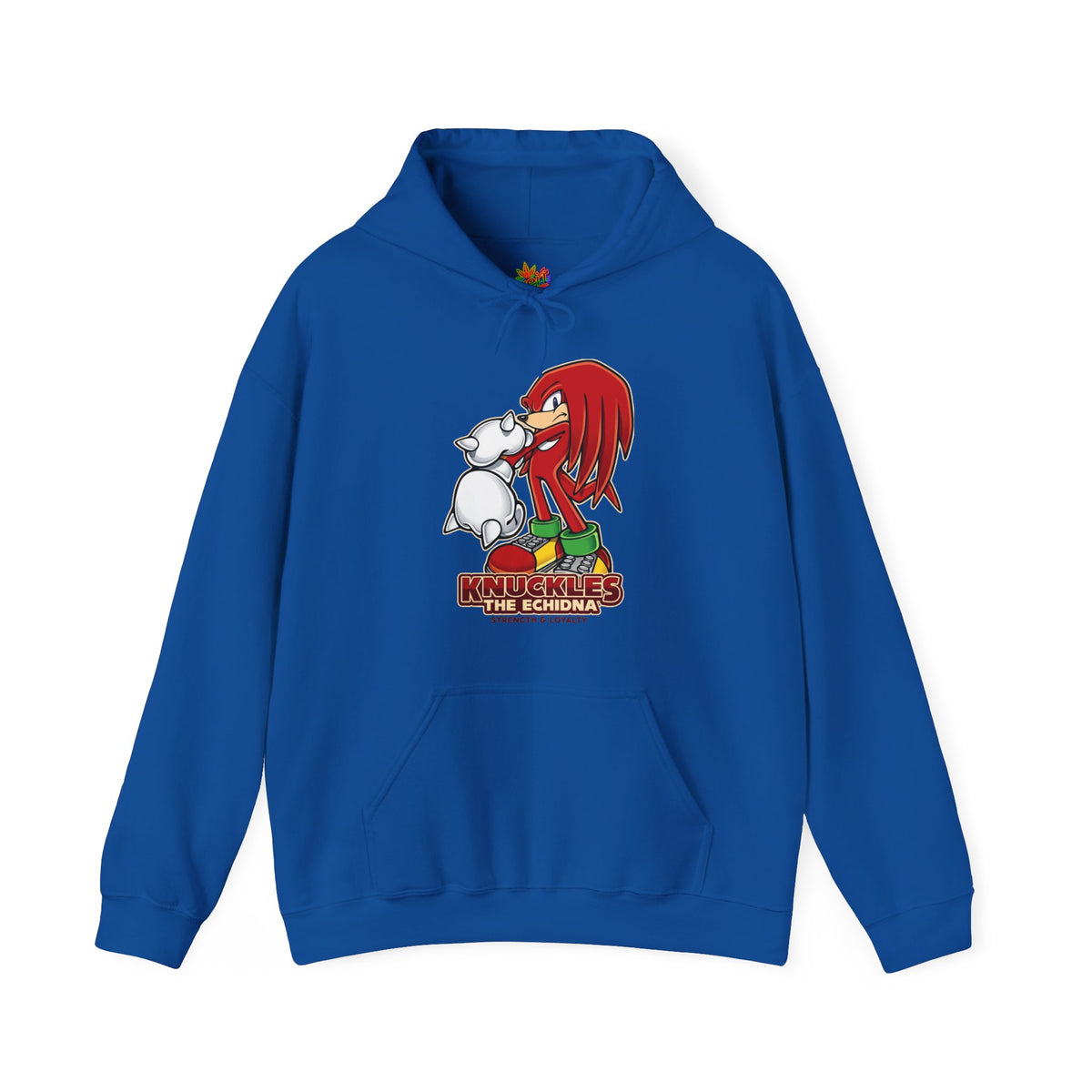 Vert Knuckles The Echidna Vintage Style Unisex Graphic Hoodie