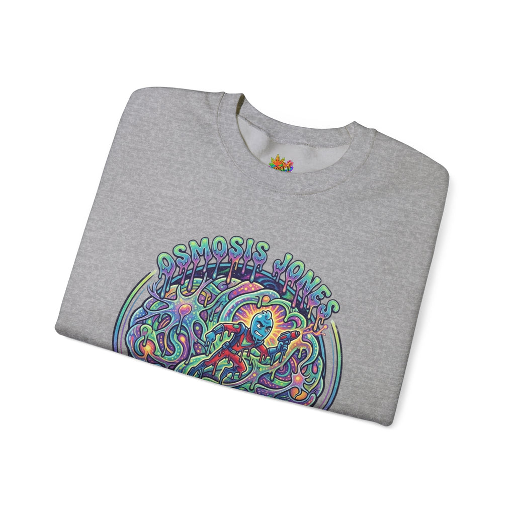 Vert Osmosis Jones Psychedelics Vintage Style Unisex Graphic Crewneck Sweatshirt