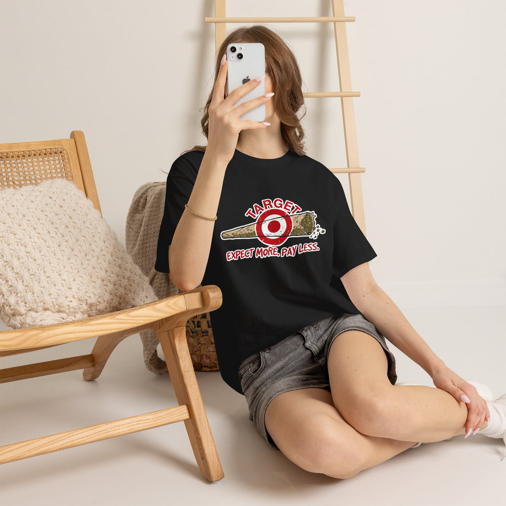 Vert Target Parody Vintage Style Unisex Cotton Graphic T-Shirt