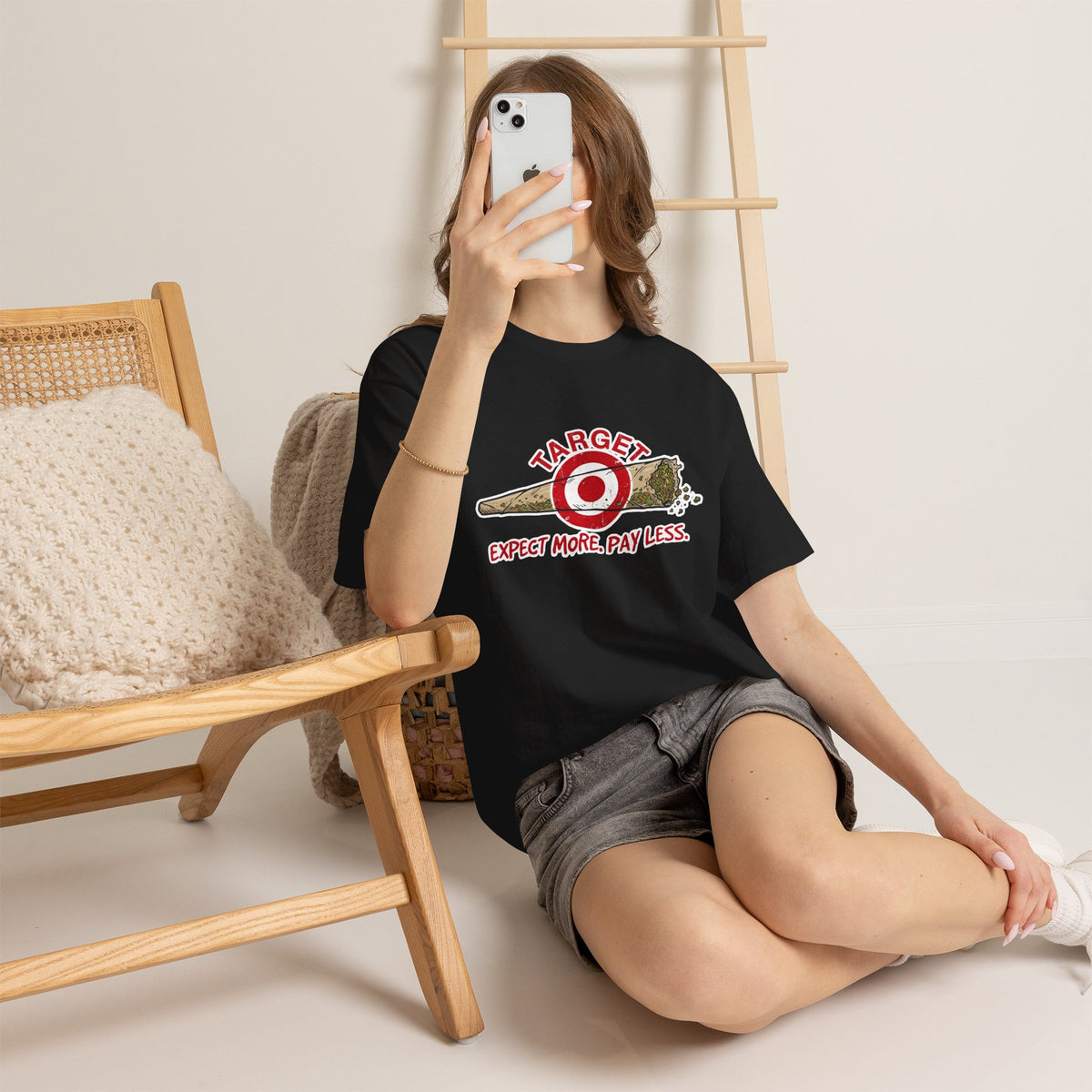 Vert Target Parody Vintage Style Unisex Cotton Graphic T-Shirt