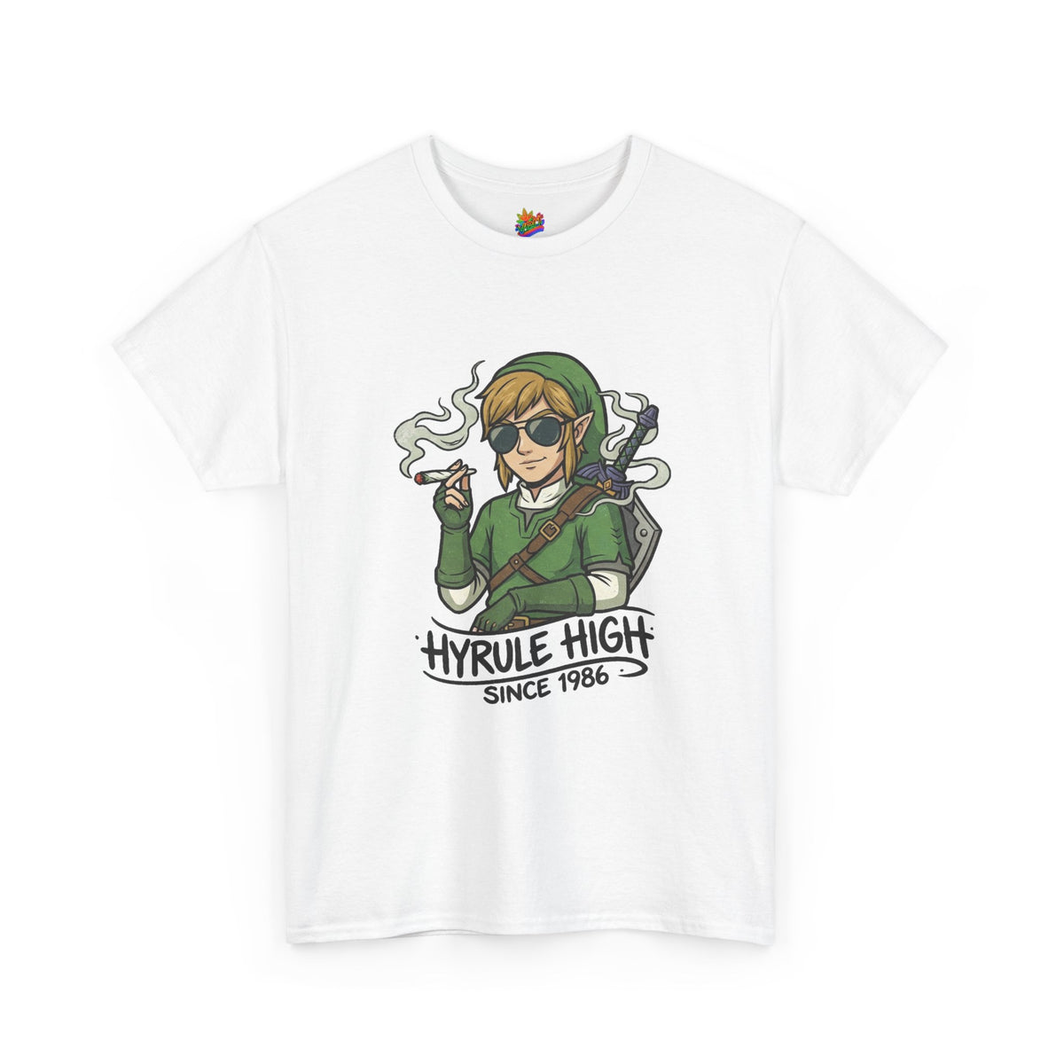 Vert Link Smoker Vintage Style Unisex Graphic Cotton T-Shirt