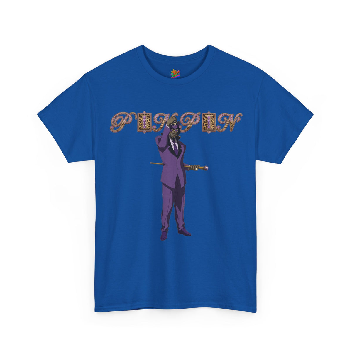 Vert Pimp Named Slickback Vintage Style Unisex Graphic Cotton T-Shirt