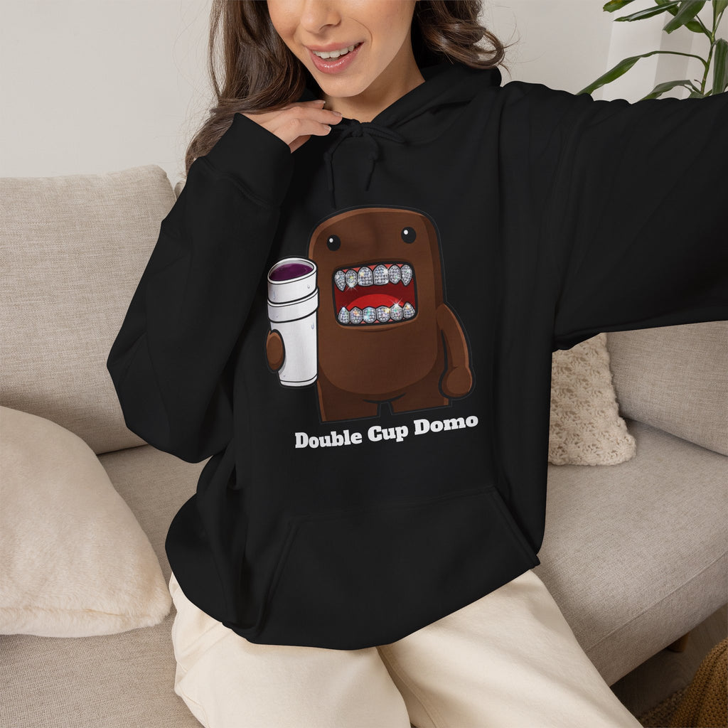 Vert Double Cup Domo Vintage Style Unisex Graphic Hoodie