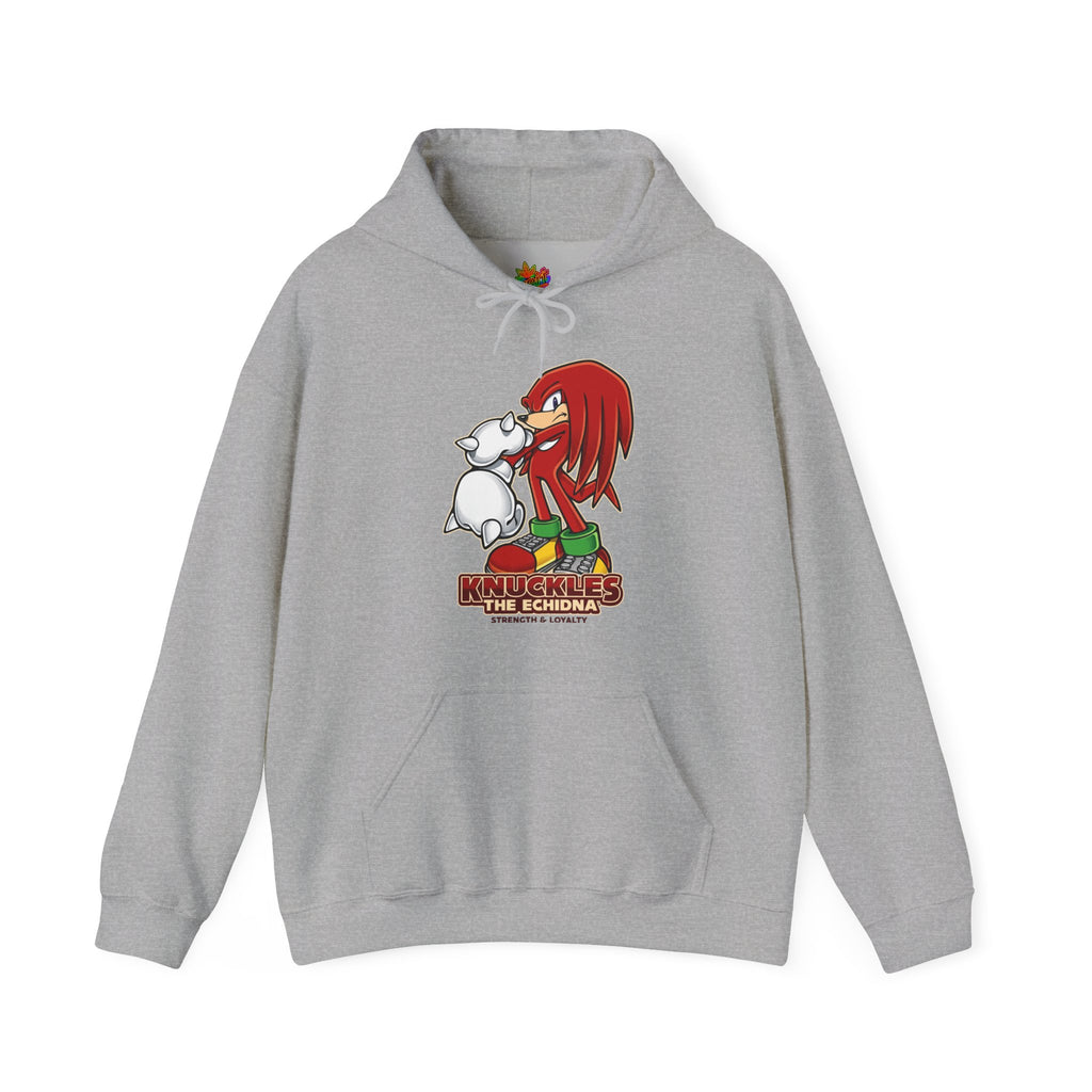 Vert Knuckles The Echidna Vintage Style Unisex Graphic Hoodie