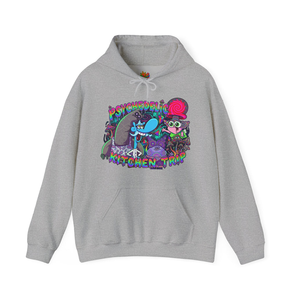 Vert Chowder Psychedelic Vintage Style Unisex Graphic Hoodie