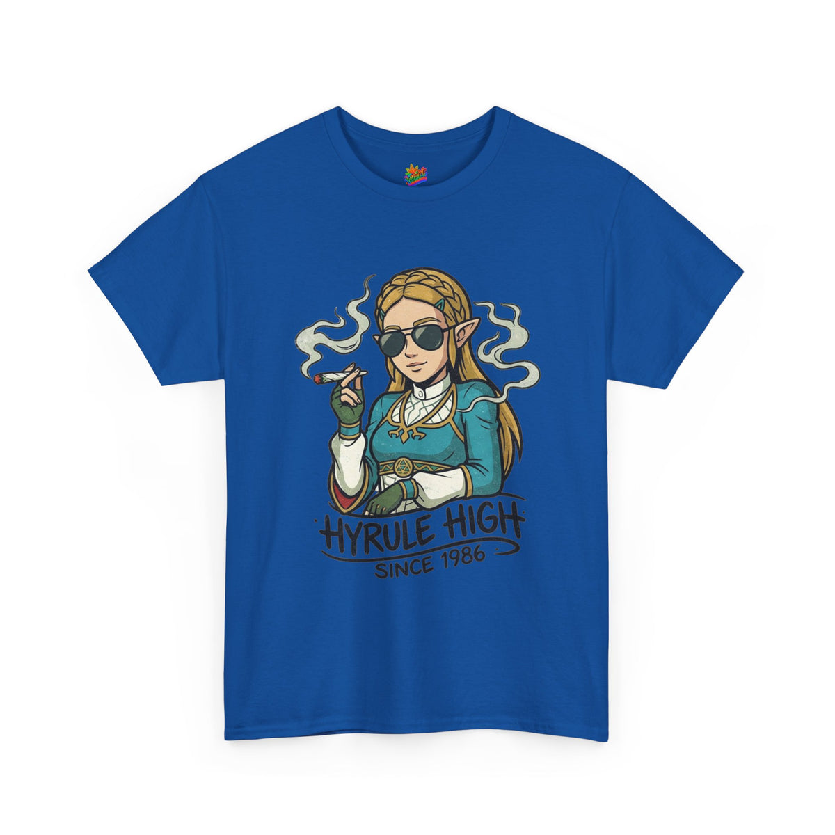Vert Helda Vintage Style Unisex Cotton Graphic T-Shirt