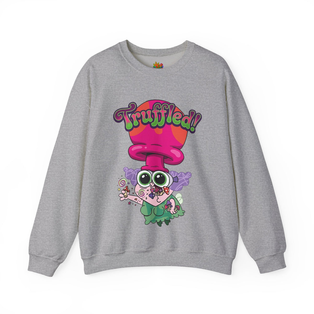Vert Truffles Psychedelic Vintage Style Unisex Graphic Crewneck Sweatshirt