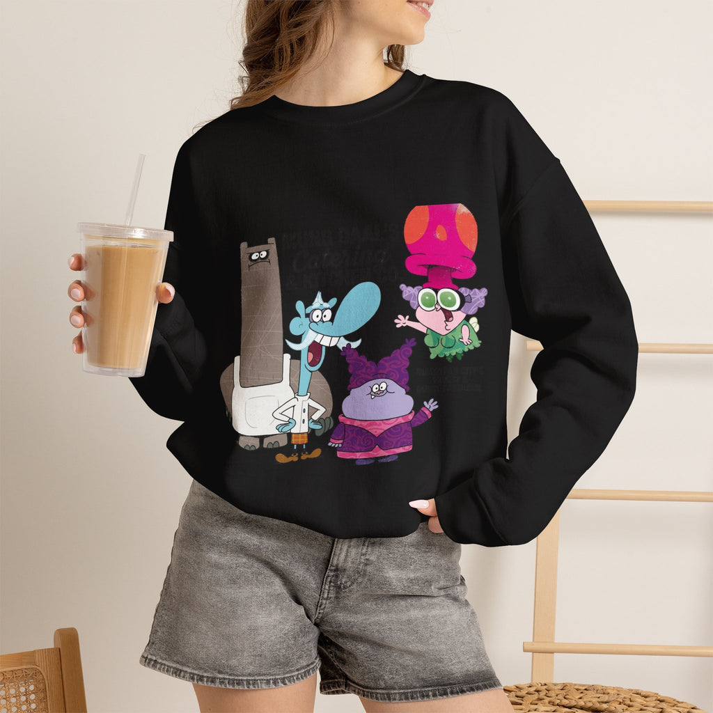 Vert Chowder Vintage Style Unisex Graphic Crewneck Sweatshirt