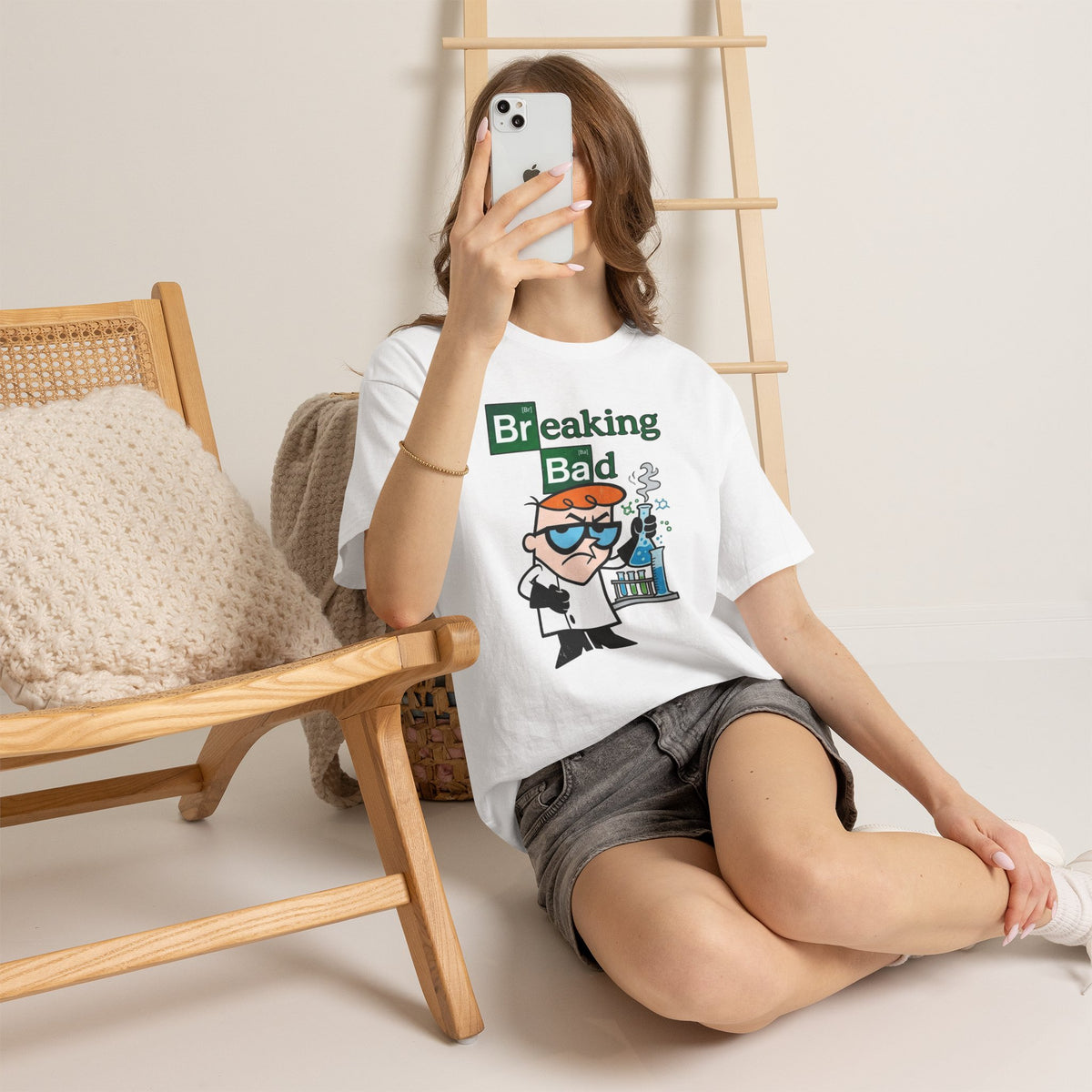 Vert Dexters Breaking Bad Vintage Style Unisex Cotton Graphic T-Shirt