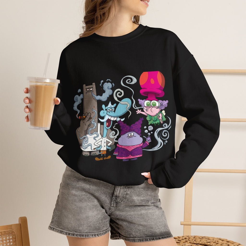 Vert Chowder Smoker Vintage Style Unisex Graphic Crewneck Sweatshirt
