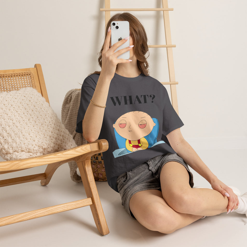 Vert Stewie Vintage Style Unisex Cotton Graphic T-Shirt