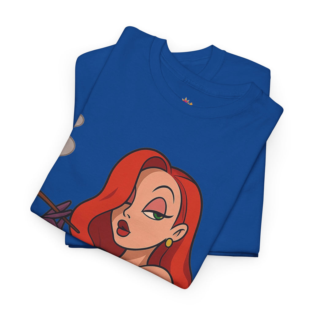 Vert Jessica Rabbit Vintage Style Unisex Cotton Graphic T-Shirt