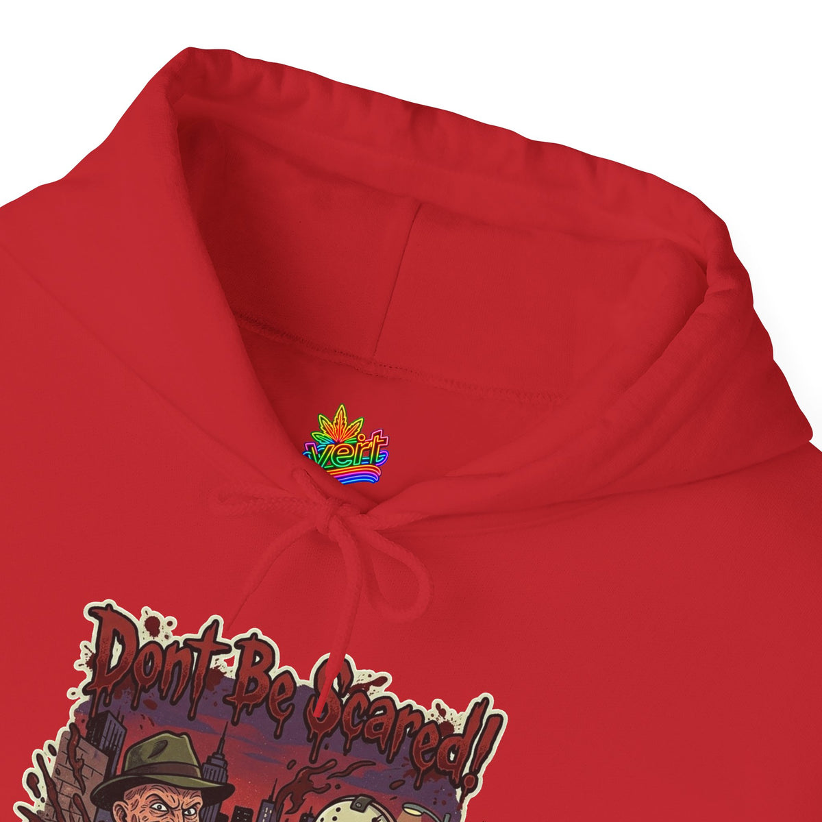 Vert Freddy & Jason Vintage Style Unisex Graphic Hoodie