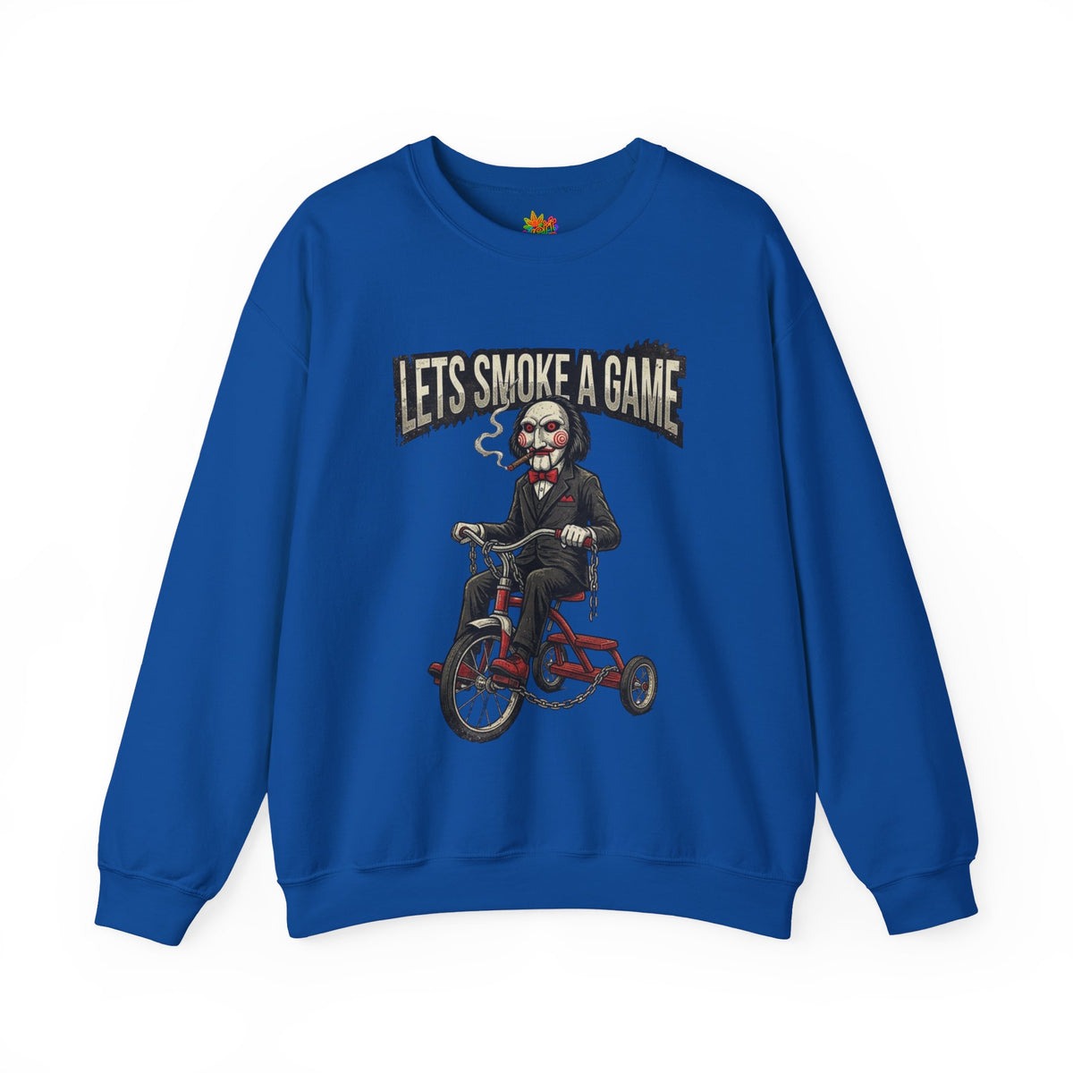 Vert Jigsaw Smoker Vintage Style Unisex Graphic Crewneck Sweatshirt
