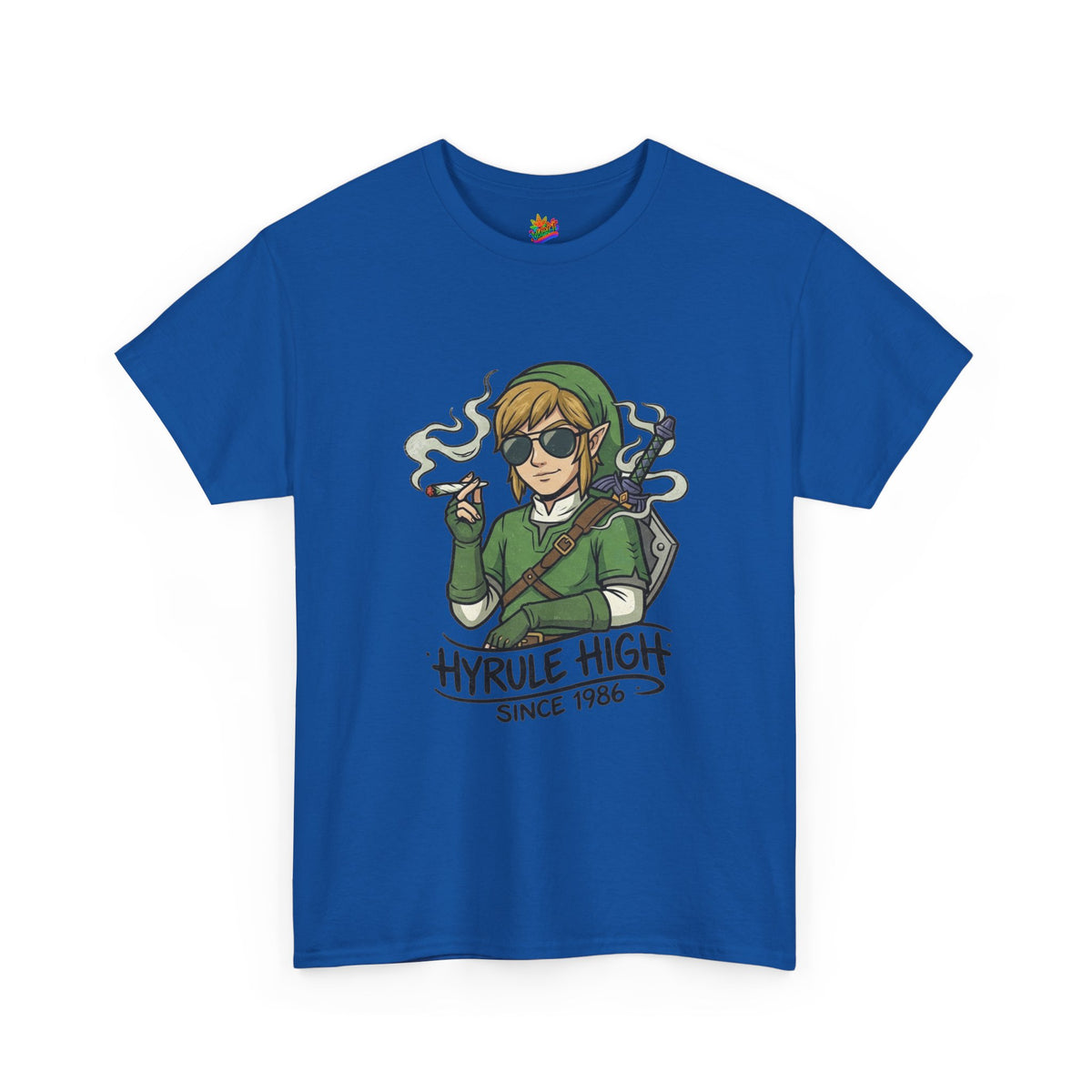 Vert Link Smoker Vintage Style Unisex Graphic Cotton T-Shirt