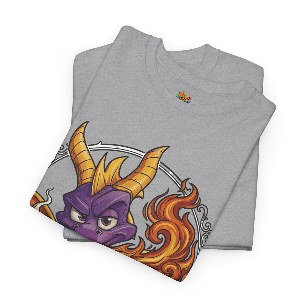 Vert Spyro Smoker Vintage Style Unisex Cotton Graphic T-Shirt