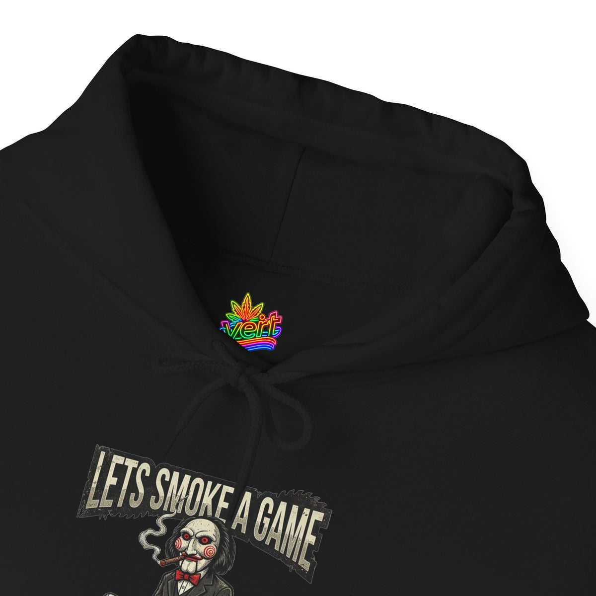 Vert Jigsaw Smoker Vintage Style Unisex Graphic Hoodie