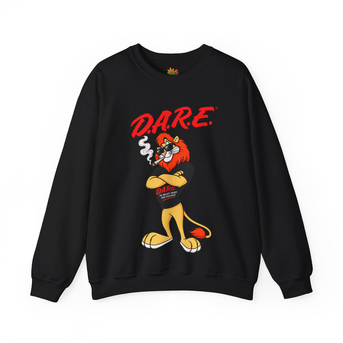 Vert D.A.R.E Vintage Style Unisex Graphic Crewneck Sweatshirt
