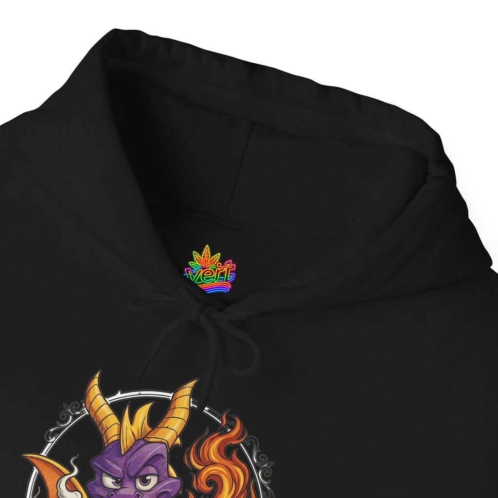 Vert Spyro Smoker Vintage Style Unisex Graphic Hoodie