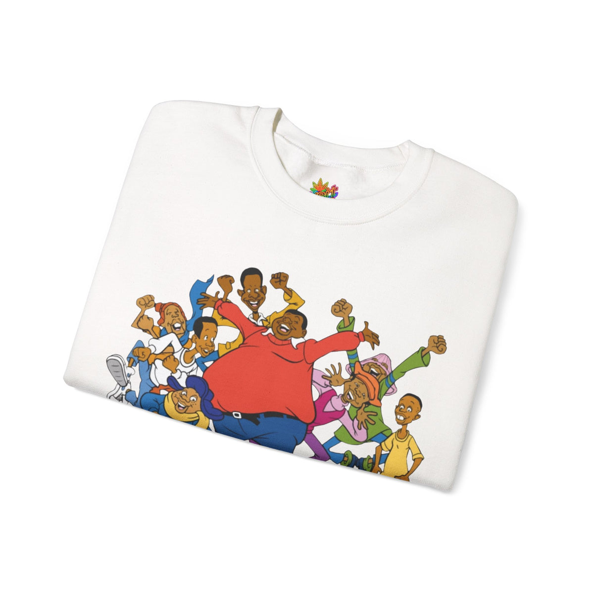 Vert Fat Albert Vintage Style Unisex Graphic Crewneck Sweatshirt