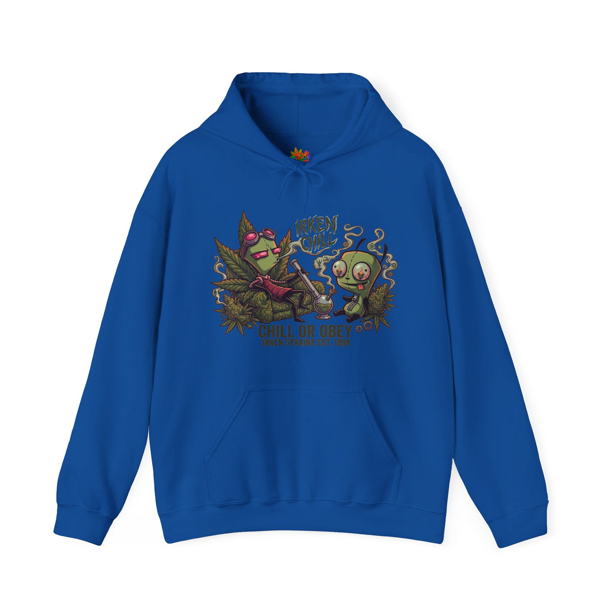 Vert Invader Zim Smoker Vintage Style Unisex Graphic Hoodie