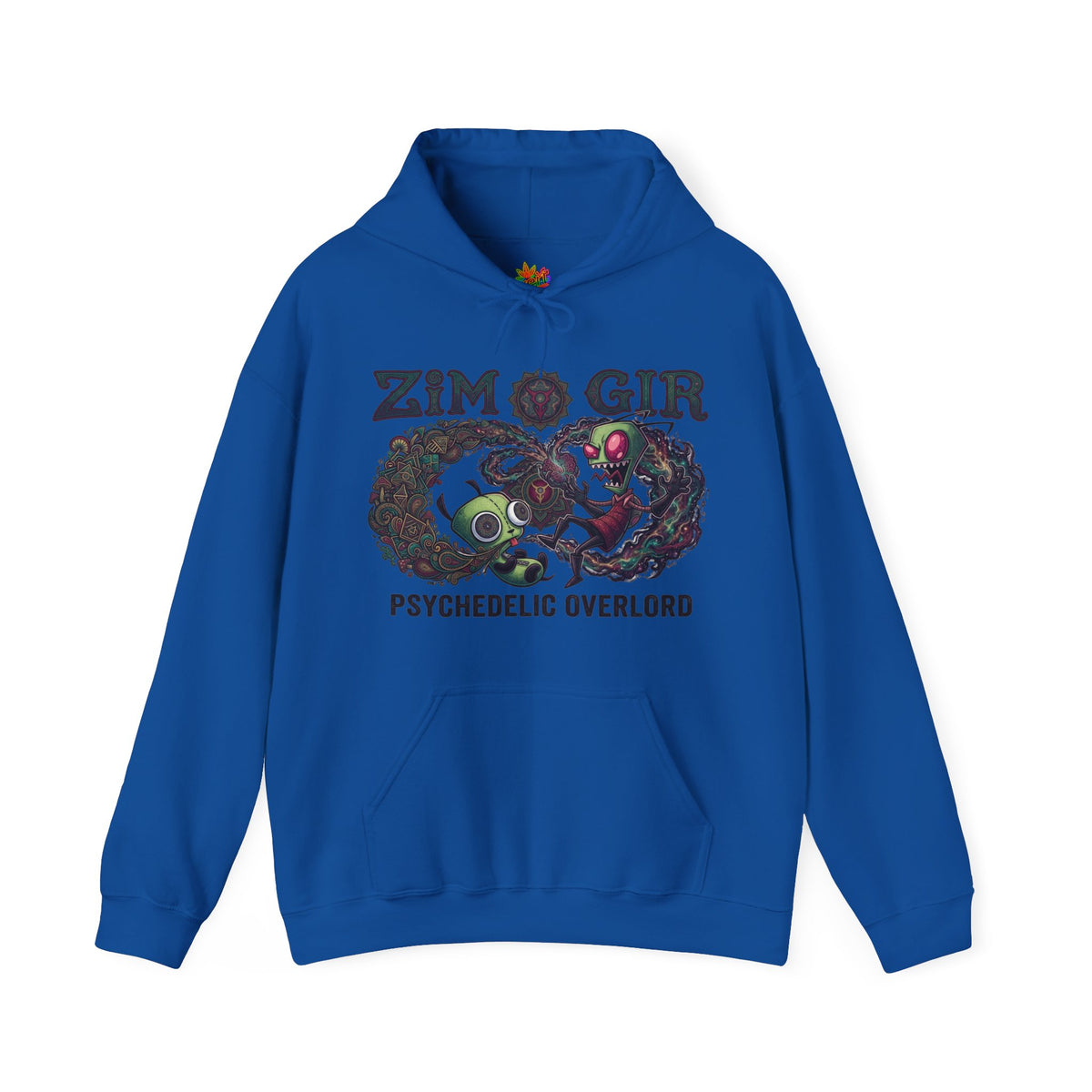 Vert Invader Zim Psychedelic Vintage Style Unisex Graphic Crewneck Sweatshirt
