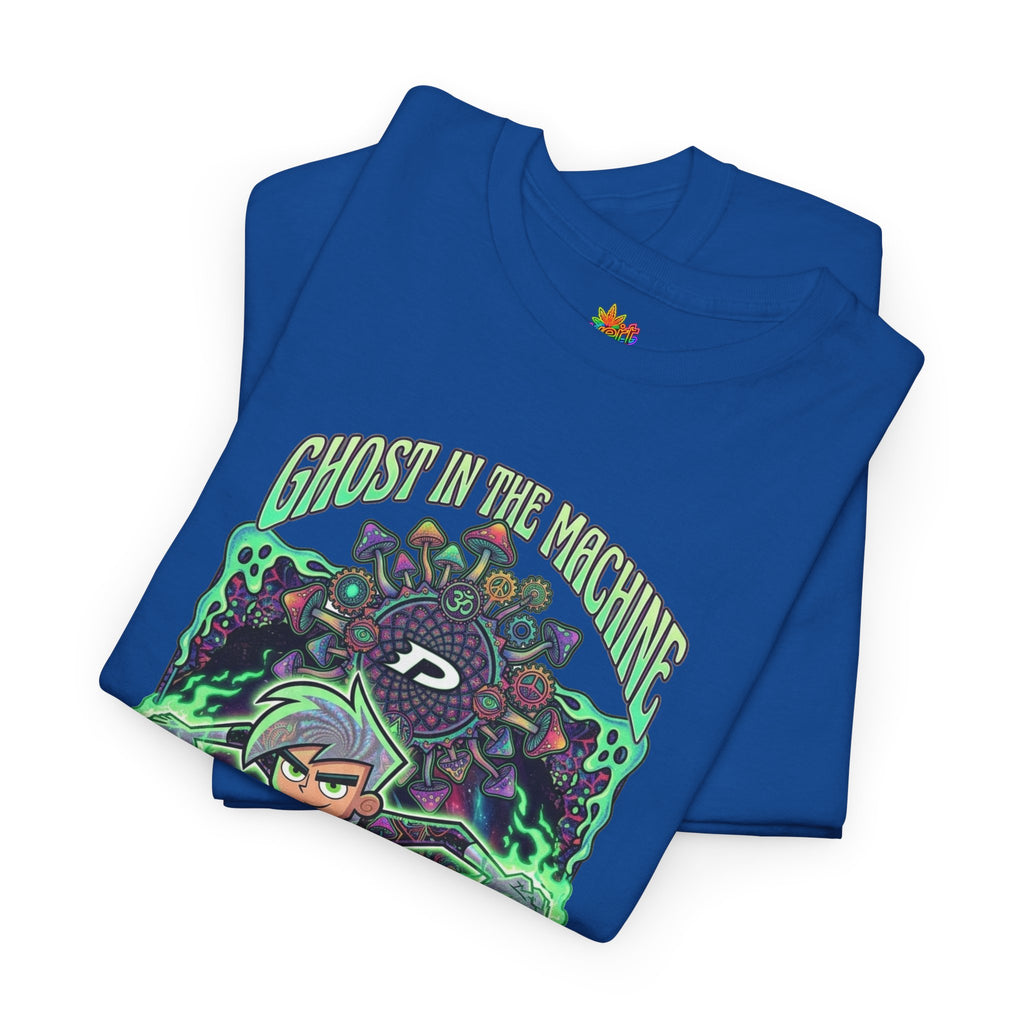 Vert Danny Phantom Psychedelic Vintage Style Unisex Cotton Graphic T-Shirt