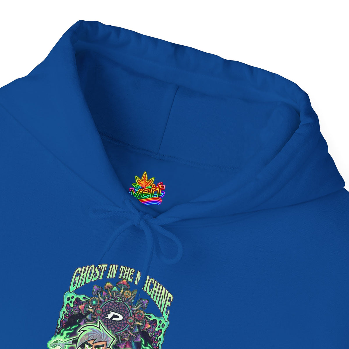 Vert Danny Phantom Psychedelic Vintage Style Unisex Graphic Hoodie