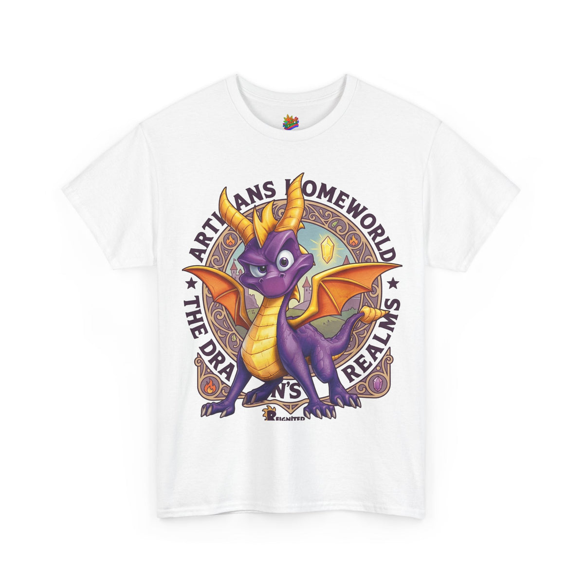 Vert Spyro Vintage Style Unisex Cotton Graphic T-Shirt