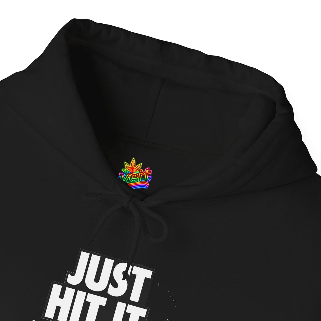 Vert Just Hit It Vintage Style Unisex Graphic Hoodie
