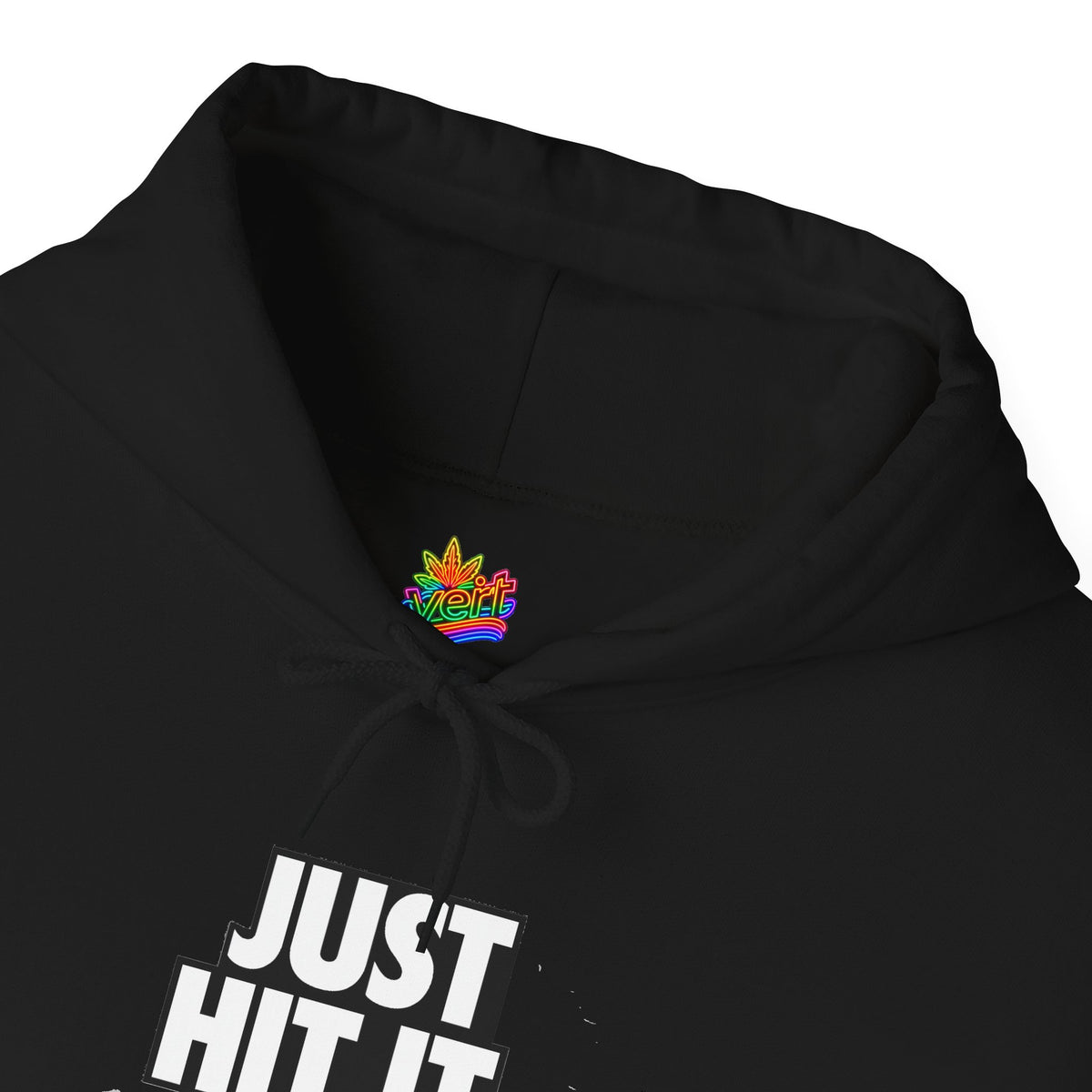 Vert Just Hit It Vintage Style Unisex Graphic Hoodie