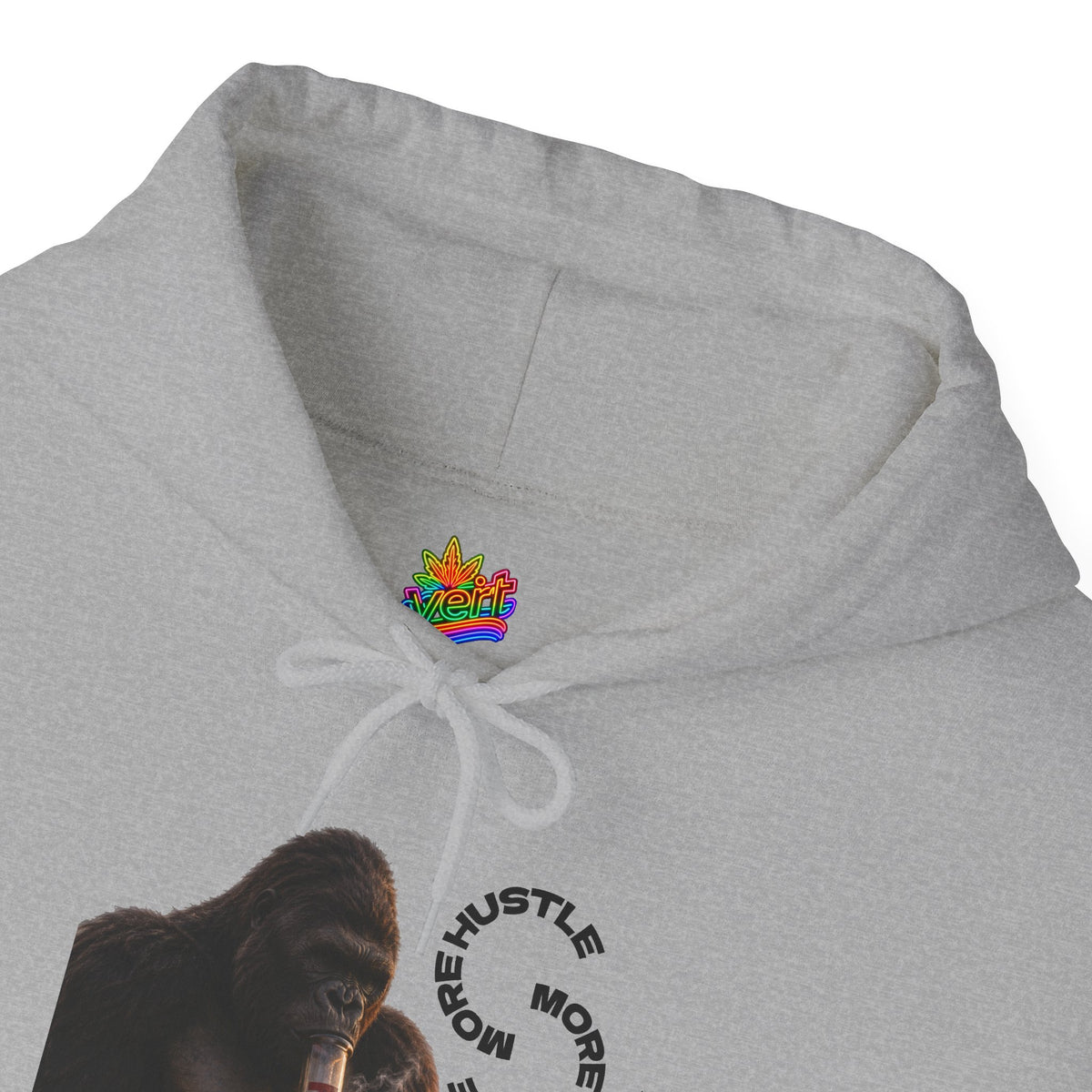 Vert King Kong Smoker Vintage Style Unisex Graphic Hoodie