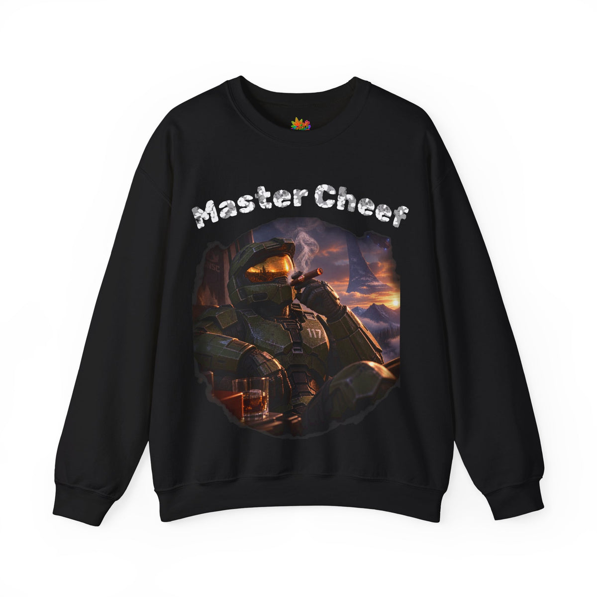 Vert Master Cheef Vintage Style Unisex Graphic Crewneck Sweatshirt