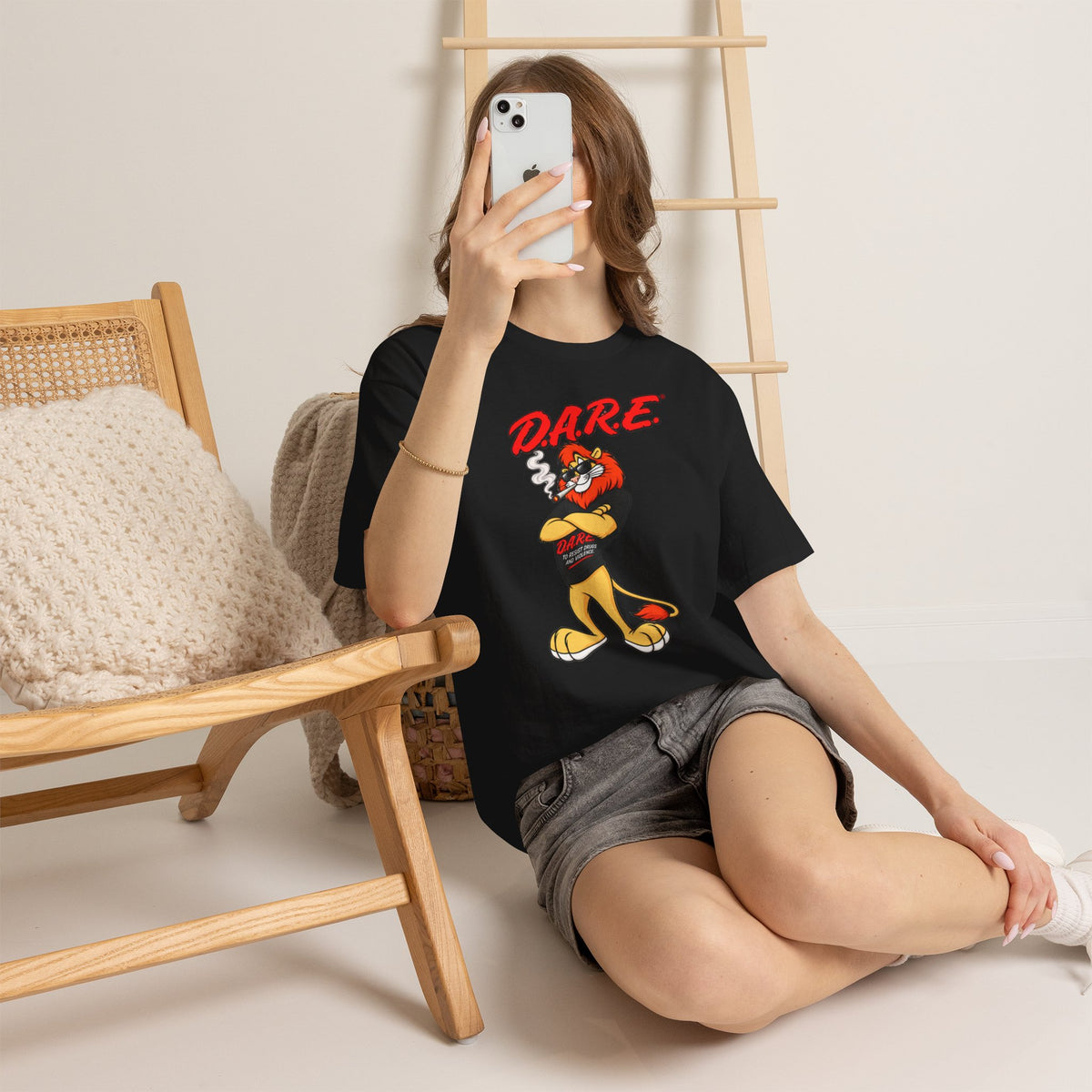 Vert D.A.R.E Vintage Style Unisex Cotton Graphic T-Shirt