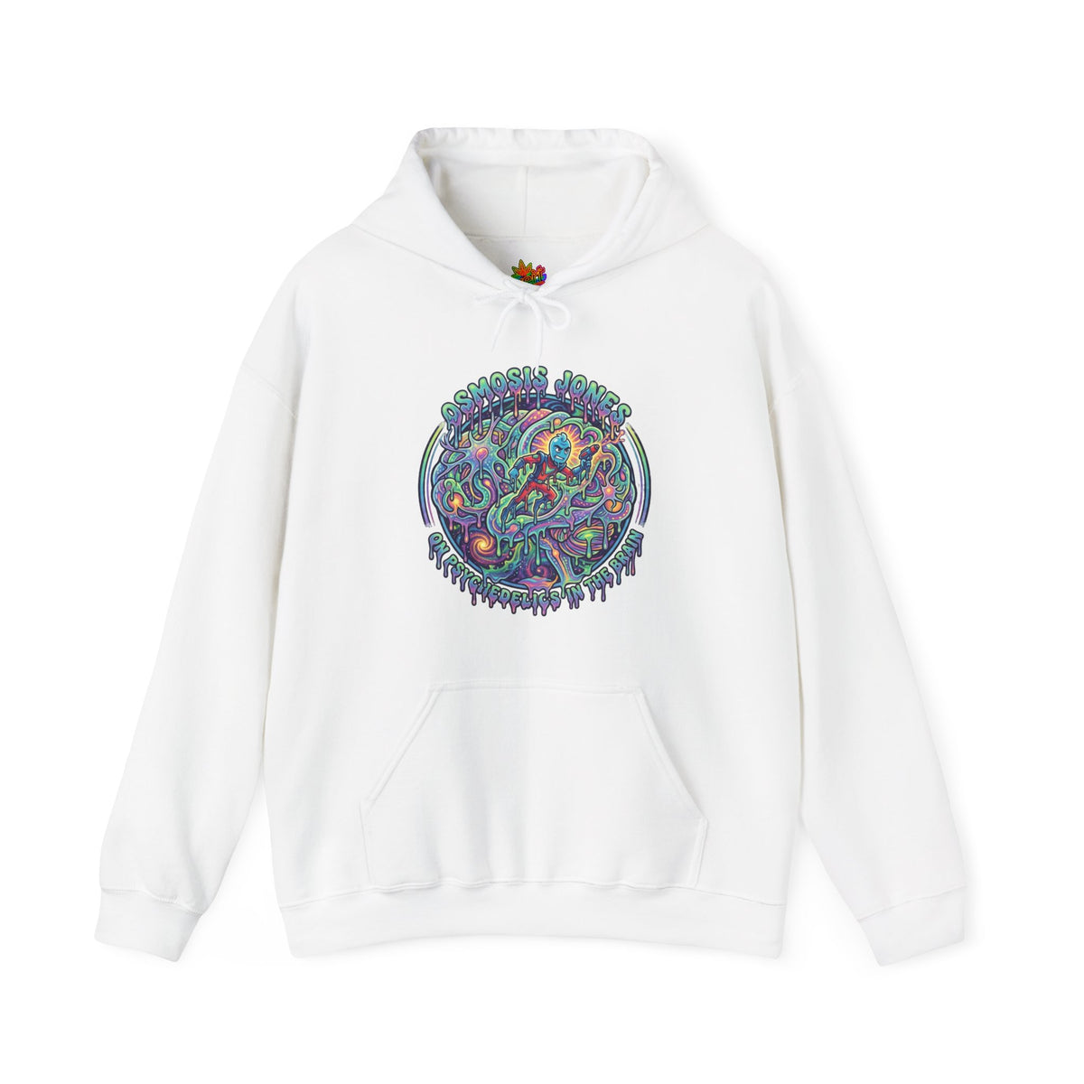 Vert Osmosis Jones Psychedelic Vintage Style Unisex Graphic Hoodie
