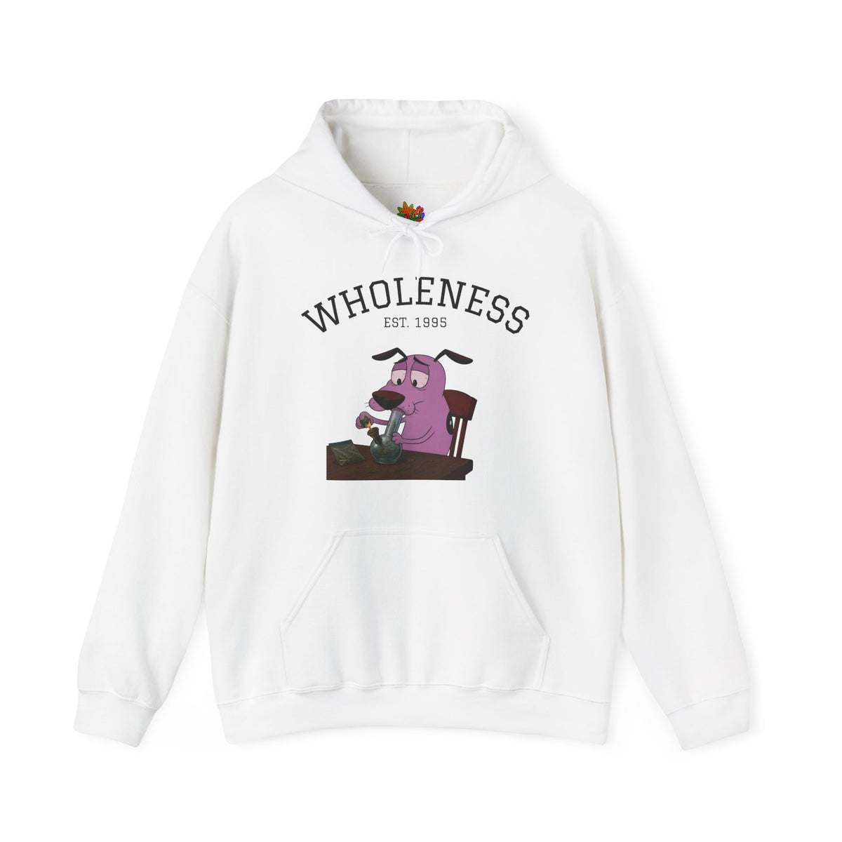 Vert Courage The Cowardly Dog Smoker Unisex Graphic Hoodie