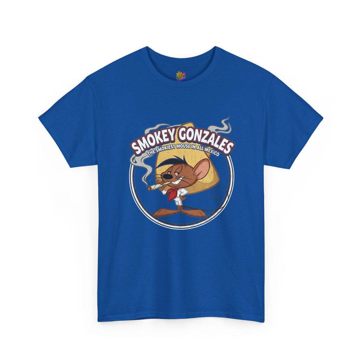 Vert Speedy Gonzales Smoker Vintage Style Unisex Cotton Graphic T-Shirt