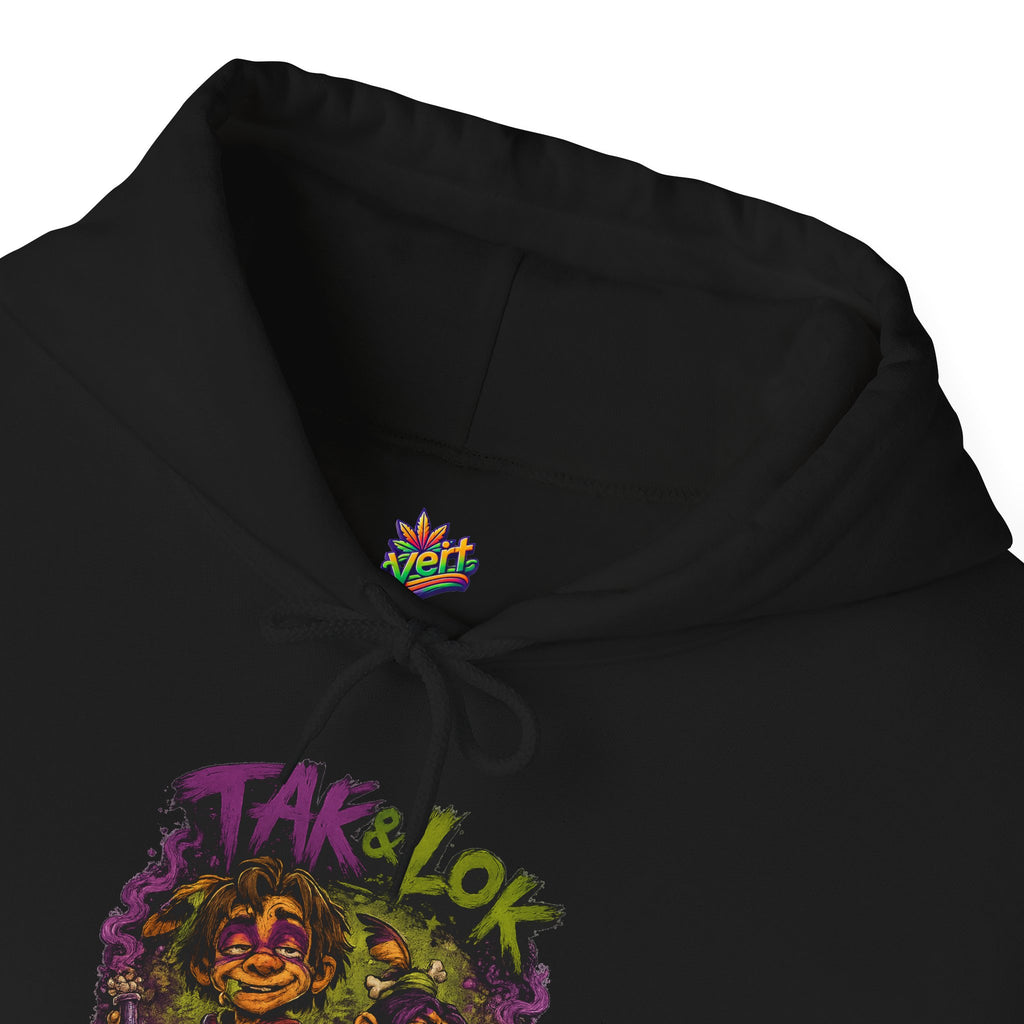 Vert Tak & Lok Vintage Style Unisex Graphic Hoodie