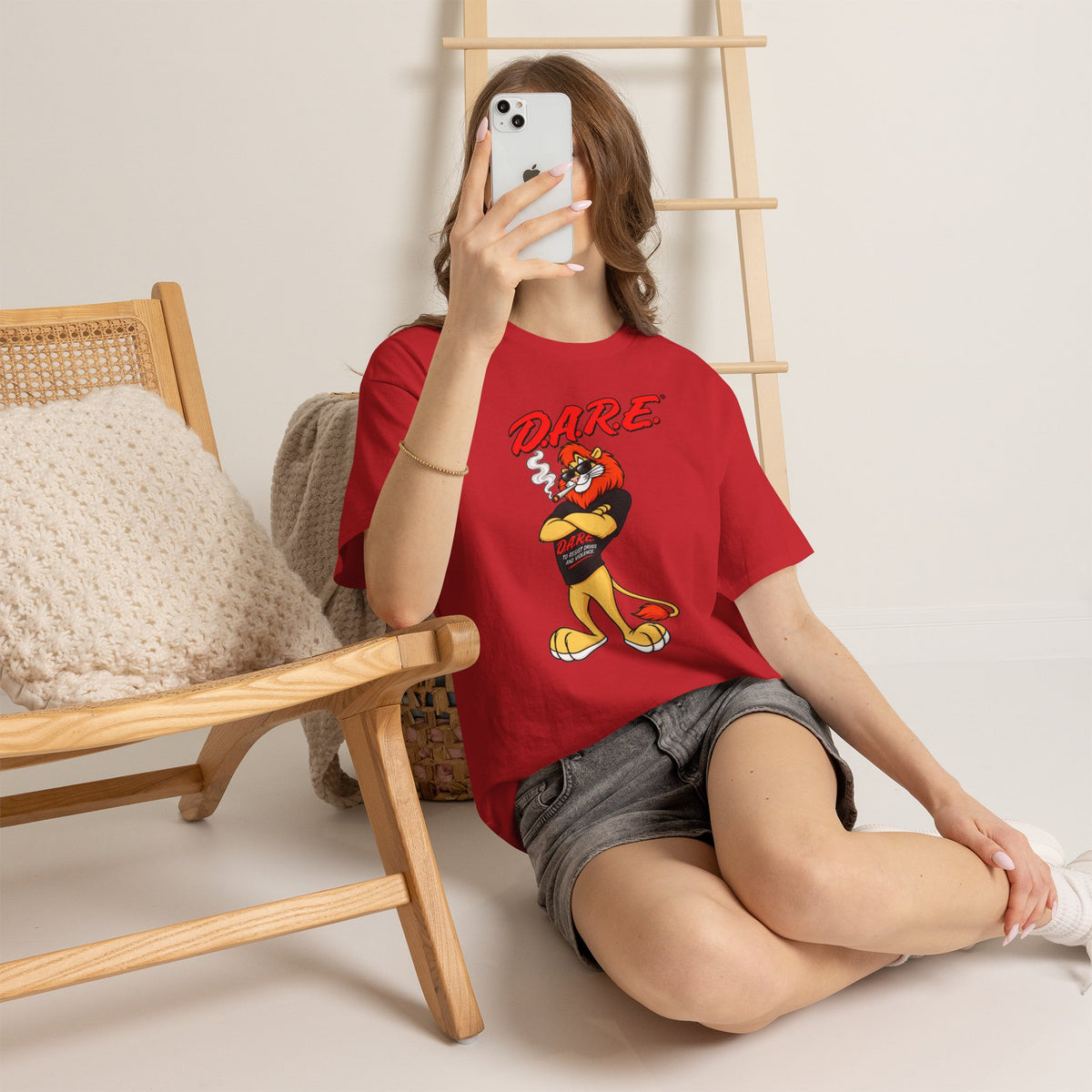 Vert D.A.R.E Vintage Style Unisex Cotton Graphic T-Shirt