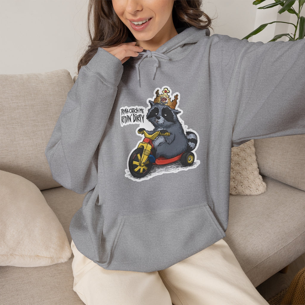 Vert Burger King Parody Vintage Style Unisex Graphic Hoodie