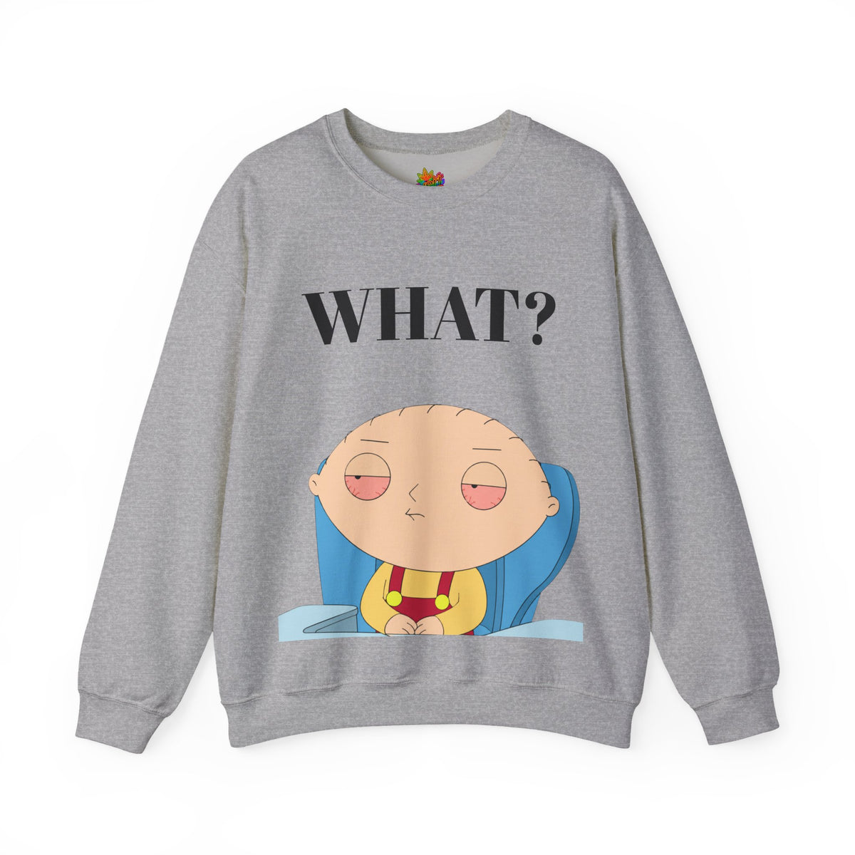 Vert Stewie Vintage Style Unisex Graphic Crewneck Sweatshirt