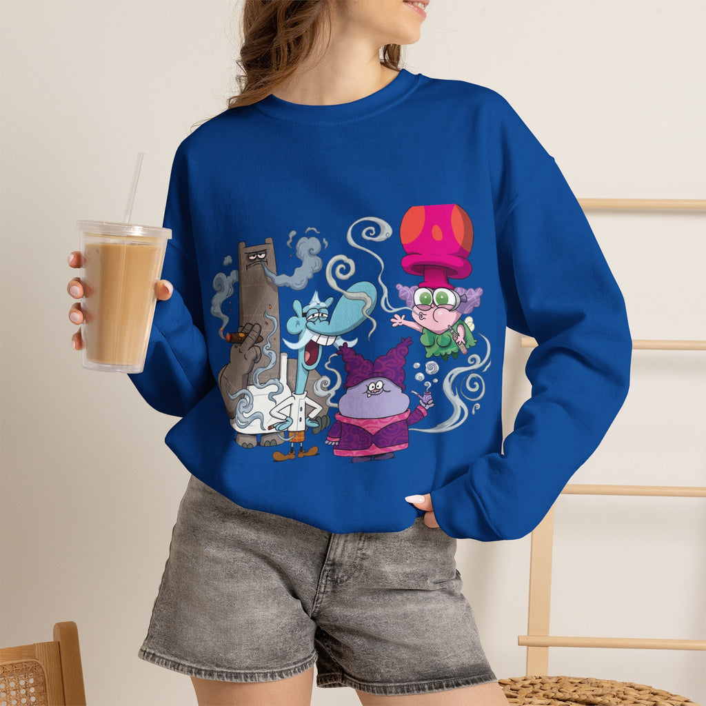 Vert Chowder Smoker Vintage Style Unisex Graphic Crewneck Sweatshirt