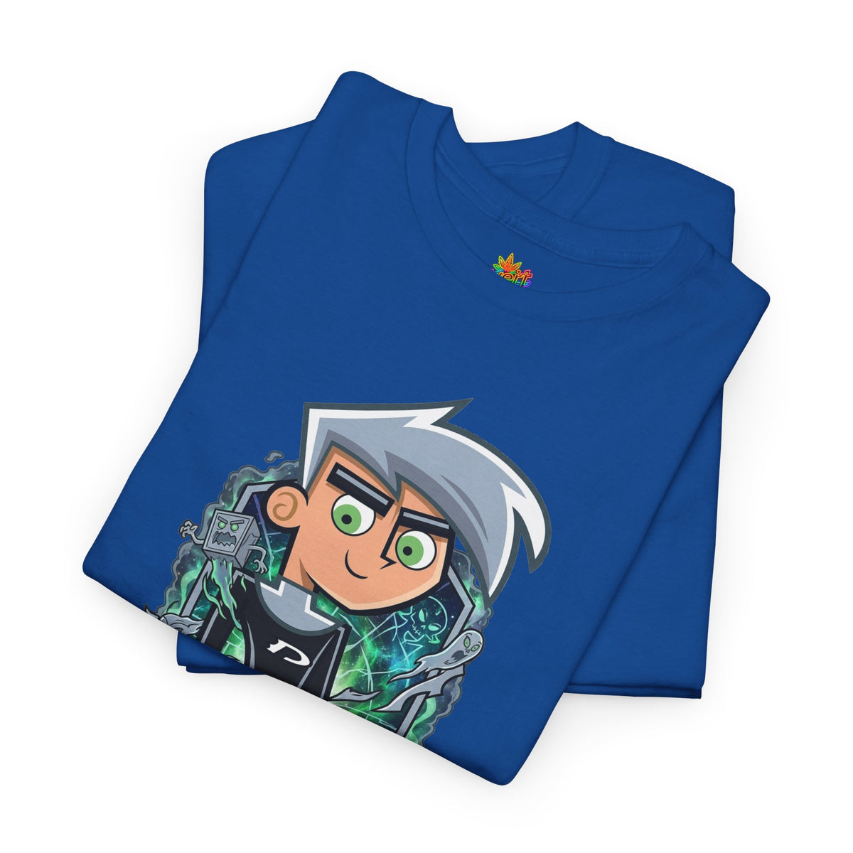 Vert Danny Phantom Basic Vintage Style Unisex Cotton Graphic T-Shirt