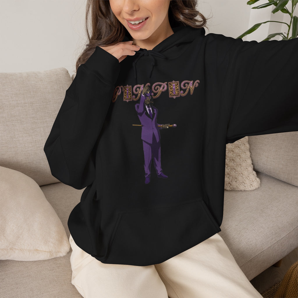 Vert Pimp Named Slickback Vintage Style Unisex Graphic Hoodie