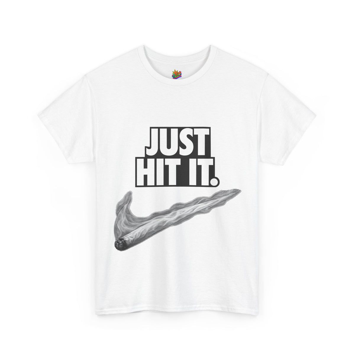 Vert Just Hit It Vintage Style Unisex Cotton Graphic T-Shirt